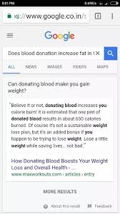 Is It True That Blood Donations Increase Fat In The Body