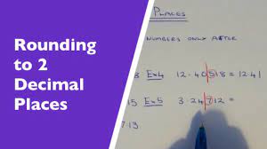 2 decimal places how to round any