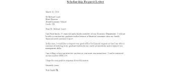 Scholarship Template Scholarship Cover Letter Examples