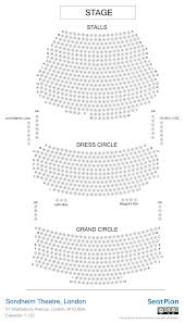 sondheim theatre london seating plan