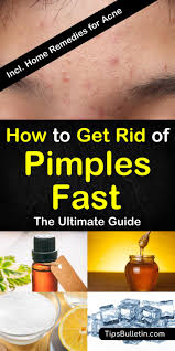 remes to get rid of pimples fast