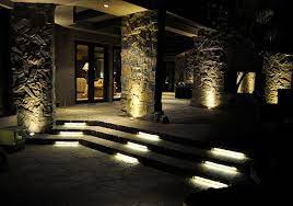 Led Stone Patio And Stair Lighting