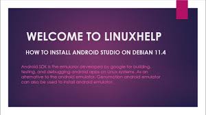 how to install android studio on debian