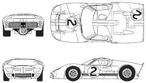 1966 ford gt40 mk ii le mans coupe