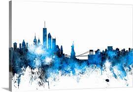 New York Skyline Wall Art Canvas