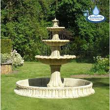 H205cm 3 Tier Classical Stone Fountain