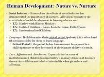 Nature vs nurture Essays   StudentShare