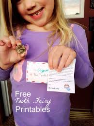 the tooth fairy and free printables