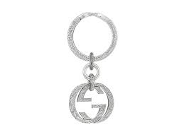 Gucci Interlocking Key Ring Wallet Silver In 2019 Ring
