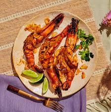 lasooni prawns with cilantro recipe
