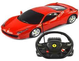 Radio control & control line > rc model vehicles & kits > cars, trucks & motorcycles. Rastar 1 18 Scale Ferrari 458 Italia Model Rc Car With Steering Controller Color Red