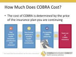 This is completely dependent on the day that federal cobra insurance only applies to companies who cover at least 20 employees. What Is Cobra Insurance