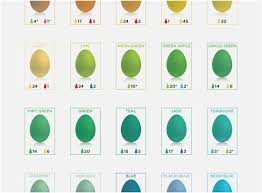 Food Coloring Guide Concept Create Any Color Of Easter Egg