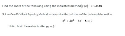 Root Squaring Method