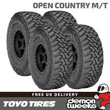4 X Toyo Open Country M T Off Road Mud Snow 4x4 Tyres