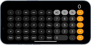 use calculator on iphone apple