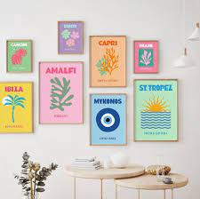 Travel Print Set Of 8 Gallery Wall Set