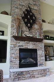showcasing tall fireplaces