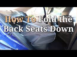 Back Seats Down On A Toyota Corolla