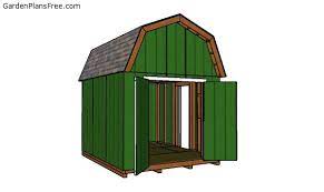 10x12 Shed Plans Gambrel Shed Free