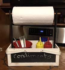 It makes the perfect business gift. Paper Towel Condiment Caddy For Camping Diy Condiment Caddy Condiment Holder Paper Towel