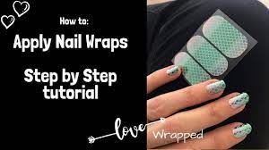 how to apply jamberry nail wraps