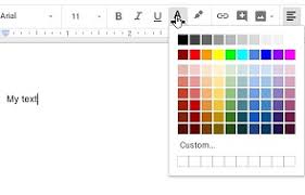 Altamura _ don't be a drag just be a queen.png. Edit The Custom Colors For Text Colors In Google Docs Web Applications Stack Exchange
