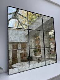 What Is Antique Glass Panel Mirror