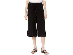 Eileen Fisher Organic Cotton Lofty Gauze Culottes Pants