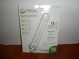 Genuine Ott Lite 13w Light Bulb For Rechargeable Task Lamp 4 Pin Pl13 F Type F For Sale Online