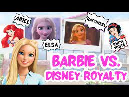 barbie vs disney princesses elsa