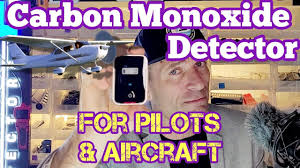 carbon monoxide alarm for aircraft for