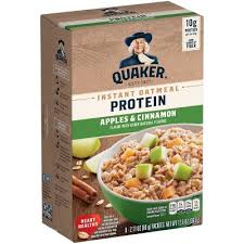 quaker instant oatmeal protein apple