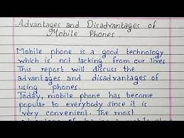 mobile phones essay writing english