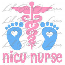 Neonatal Nicu Nurse Vinyl Decal Sticker Lilbitolove