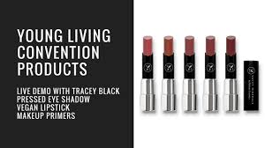 Young Living Convention Products 2018 Live Demo Savvy Minerals Pressed Shadows Lipsticks