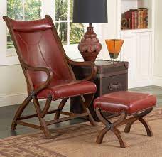 Shop chair and ottoman from nebraska furniture mart. Hunter Chair W Ottoman Red By Largo Furniture Furniturepick
