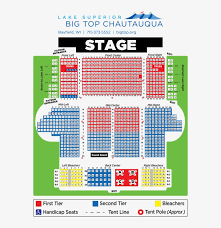 big top chautauqua seating chart big