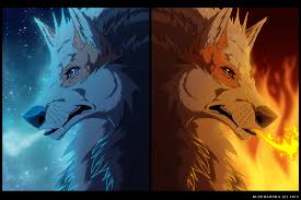 fire and ice wolf wallpapers top free