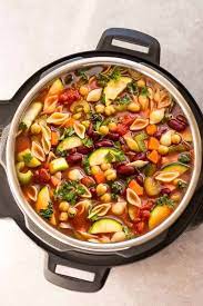 Instant Pot Minestrone Soup gambar png