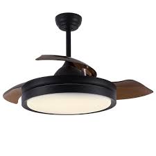 Types of ceiling fan blades. Contemporary Bladeless Ceiling Fan With Light And Remote Retractable Blades 42 Inches 42 Inches On Sale Overstock 28174116