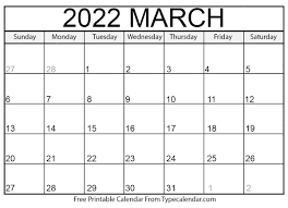 Select from yearly, monthly, starting week on monday or sunday, with us holidays or blank, horizontal or vertical calendars. Free Printable March 2022 Calendars