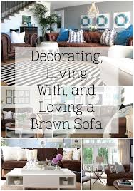 Dark Brown Sofa Living Room Ideas Tips