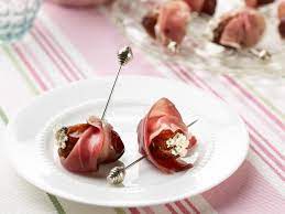 Prosciutto Wrapped Cheese Stuffed Dates gambar png