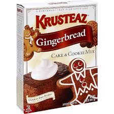 krusteaz gingerbread cake cookie mix