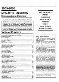 2005 2006 registrar mcmaster university