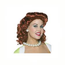 vine housewife wig 50s hairstyle