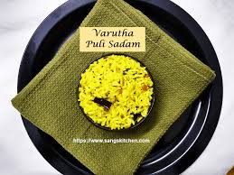 varutha puli sadam tamarind rice with