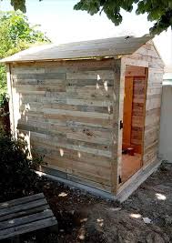 pallet garden shed or cabin easy