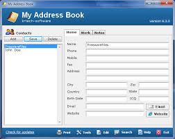 My Address Book 6 3 0 Free Download Freewarefiles Com Business